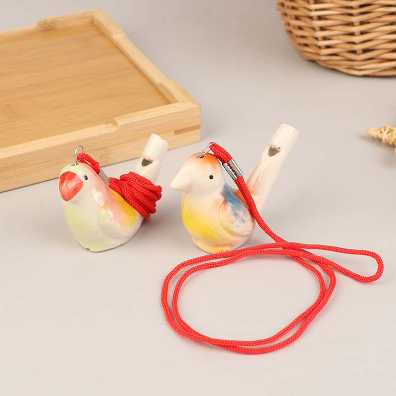 Musical Instrument In Drawing - 1Pc Drawing Water Bird Whistle Ceramic