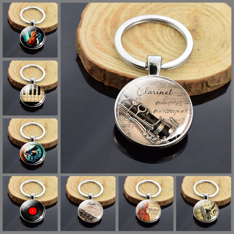 Musical Instrument All - Fashion Men Women Music Instrument Keychain