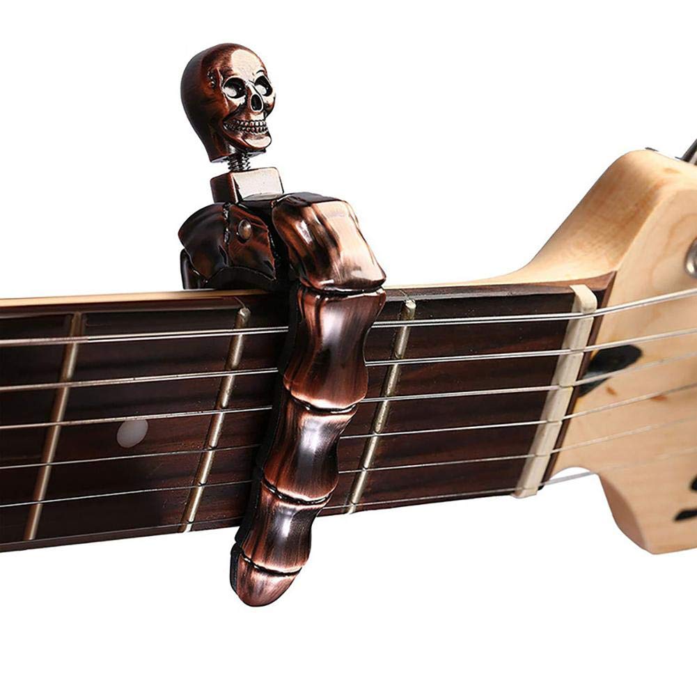 Guitar Capo Skull Capo for Aco - Musical Instrument Bass review and price