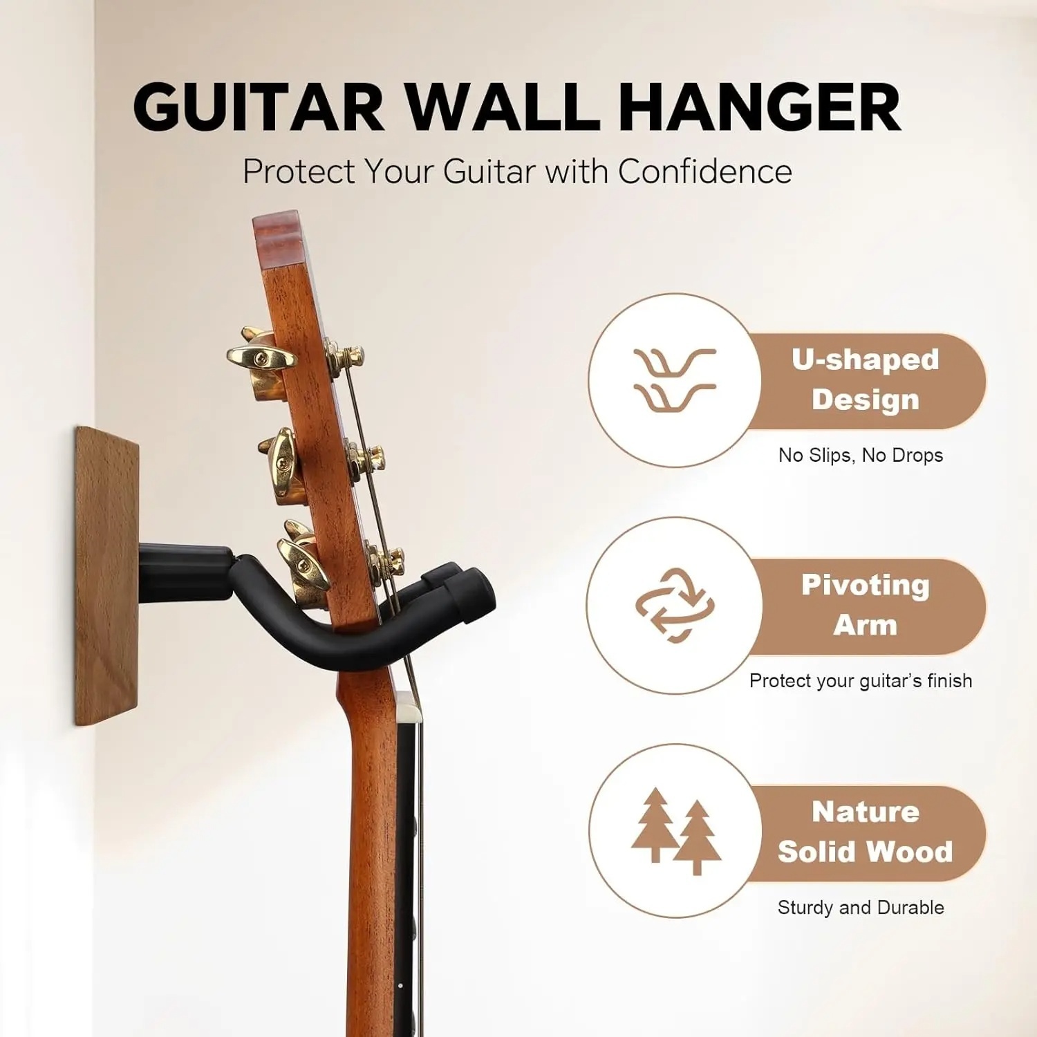 Wall Mount Guitar Hook Hanger  - Musical Instrument Bass review and price