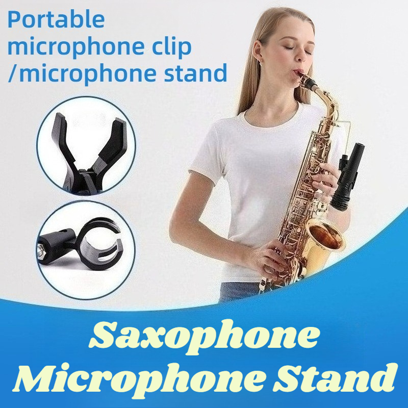 Metal Saxophone Microphone Sta - Musical Instrument Accessories review and price