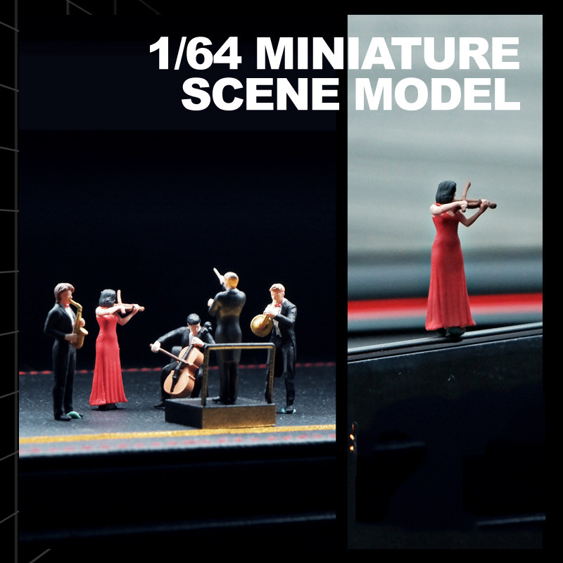 1/64 Scale Figure Band Violin  - Musical Instrument Fagot review and price