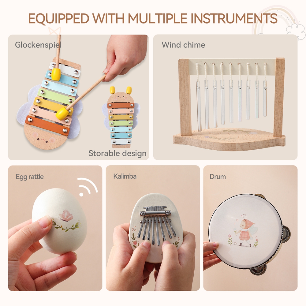 Music Toys Baby Wooden Montess - Musical Instrument Harmonium review and price