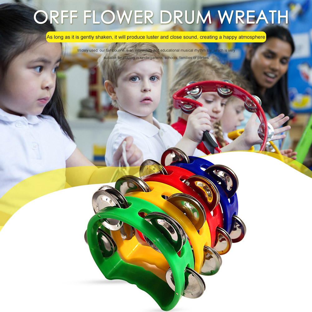 4pcs Tambourine Jingles Rattle - Musical Instrument All review and price