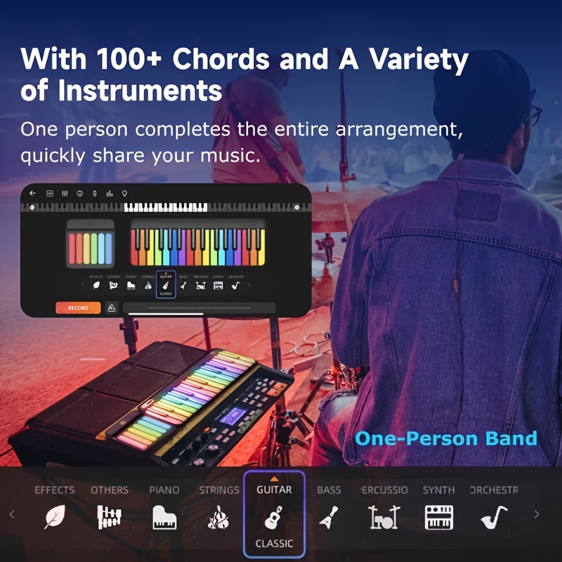 Stylish LED-Backlit PopuPiano  - Musical Instrument All review and price