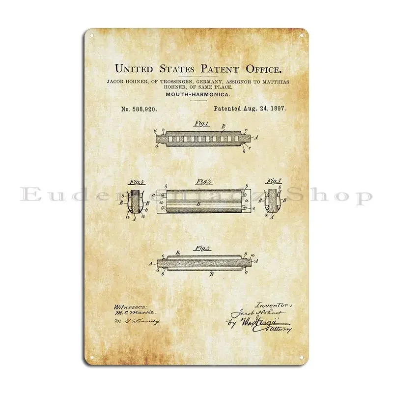 Hohner Harmonica Patent Player - Musical Instrument In Drawing review and price